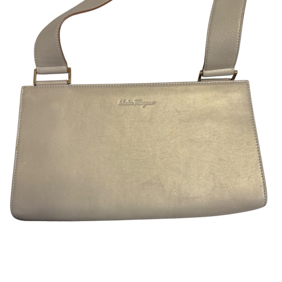 Salvatore Ferragamo Handbags - Salvatore Ferragamo shimmery cream mini bag